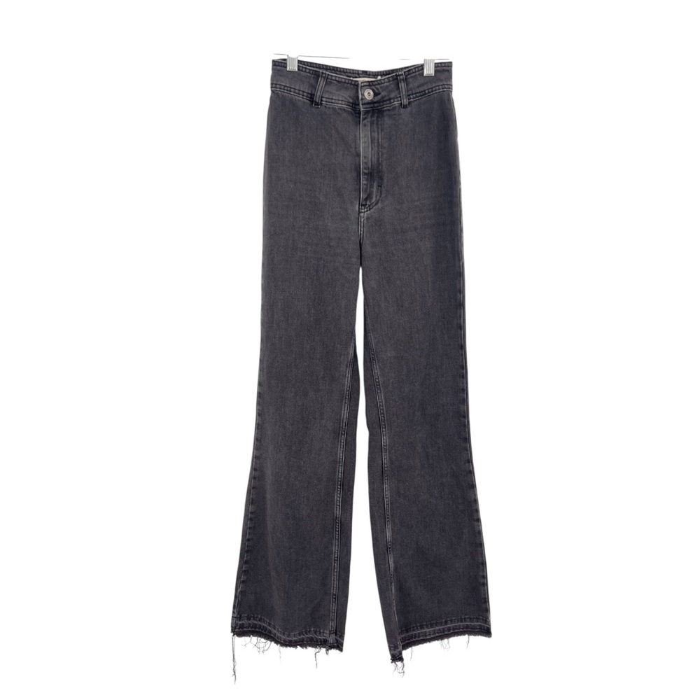 Free people we the free high waist flaire raw hem Jeans‎ 26